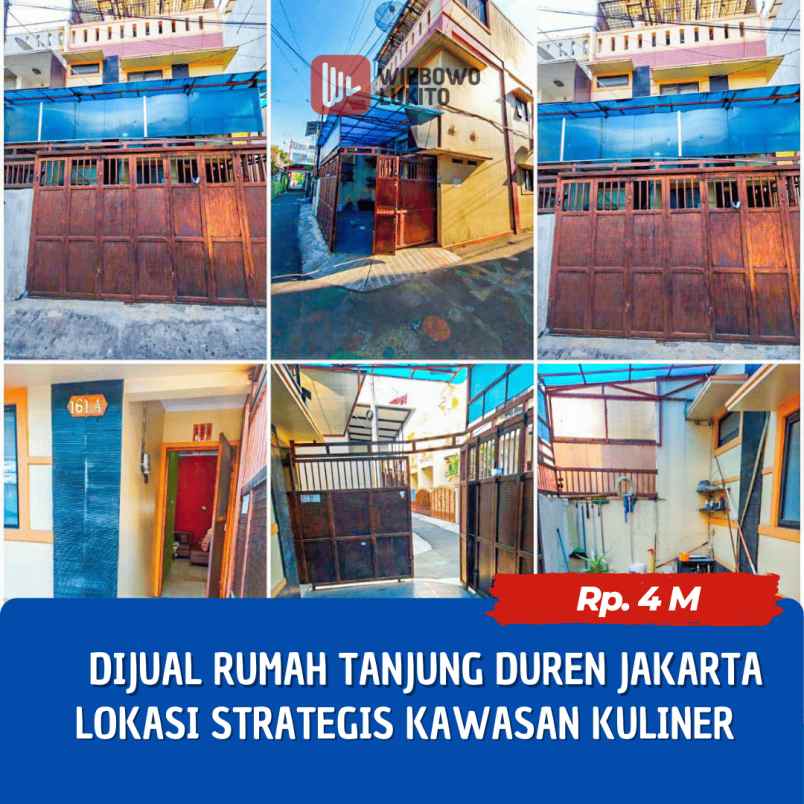 dijual rumah di tanjung duren jakarta