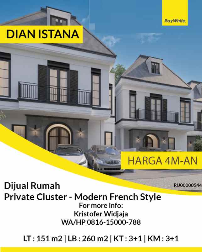 dijual rumah dian istana surabaya