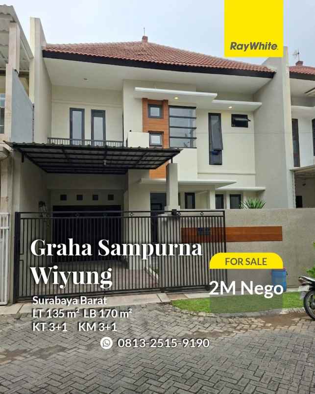 dijual rumah graha sampurna indah