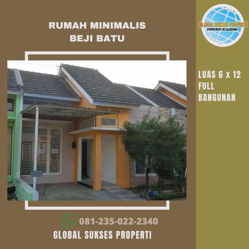 dijual rumah green beji residence beji