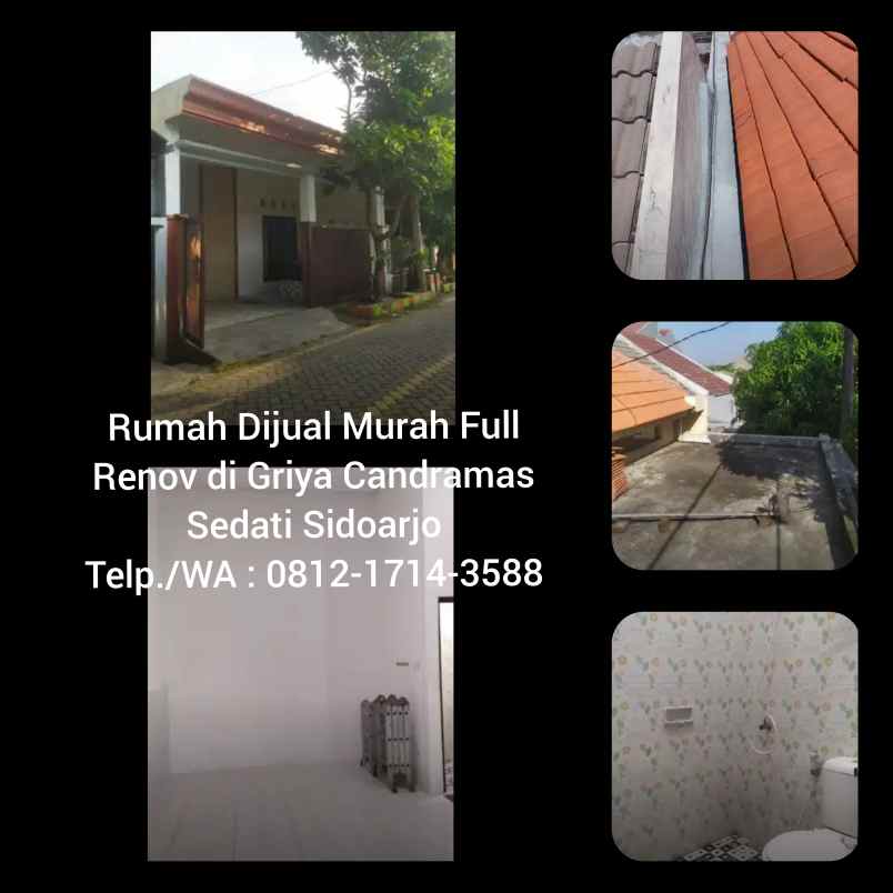 dijual rumah griya candramas pepe