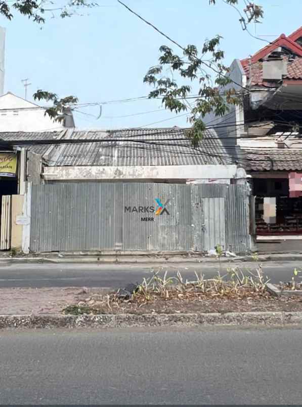 dijual rumah hitung tanah di raya mulyosari nol jalan