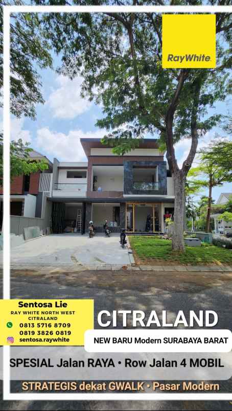 dijual rumah jalan grand eastwood