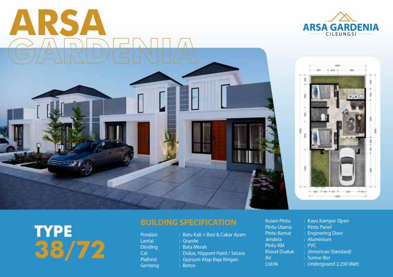 dijual rumah jalan raya mampir rt 01 rw