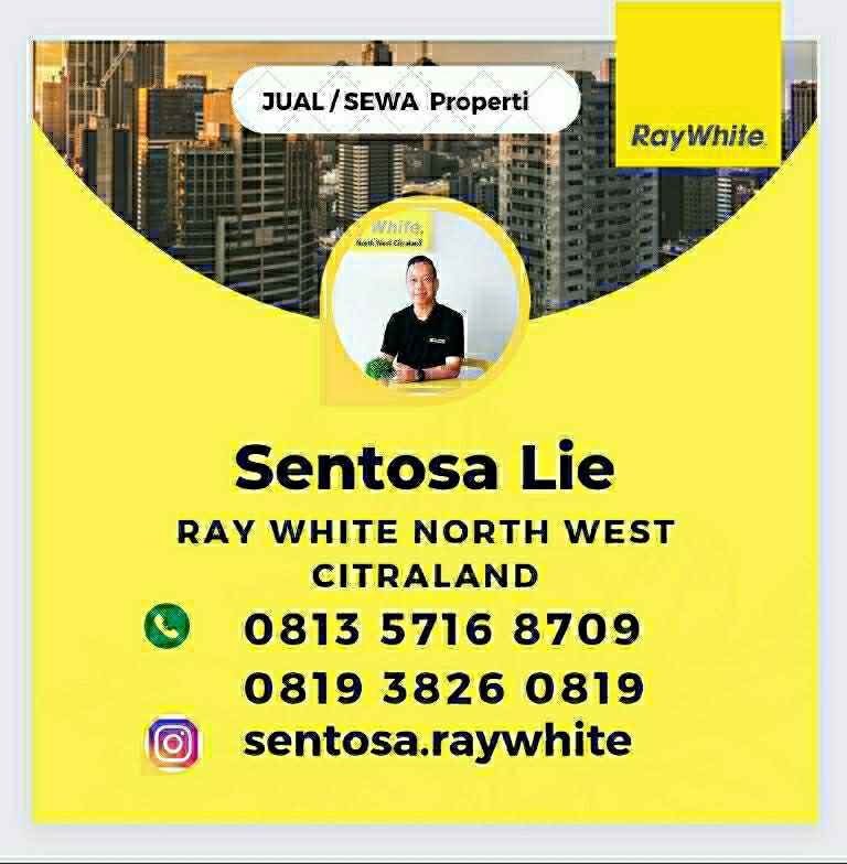 dijual rumah jalan waterfront citra