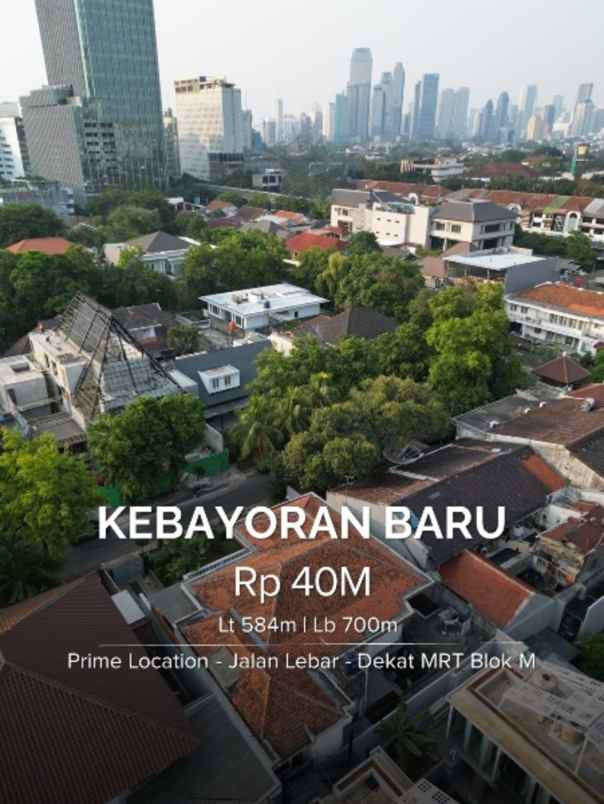 dijual rumah jalan wijaya kebayoran