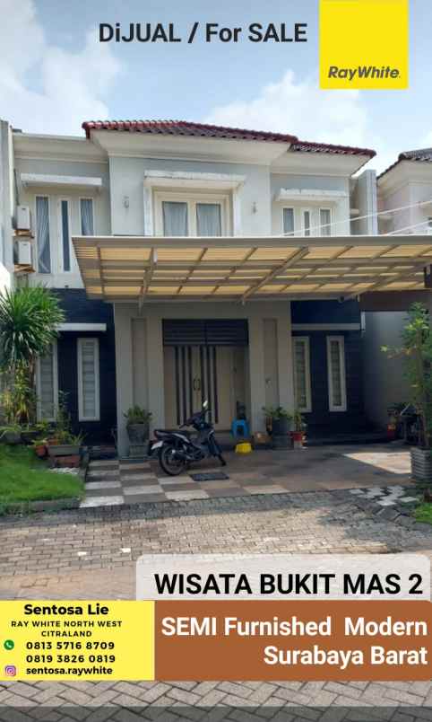 dijual rumah jalan wisata bukit mas