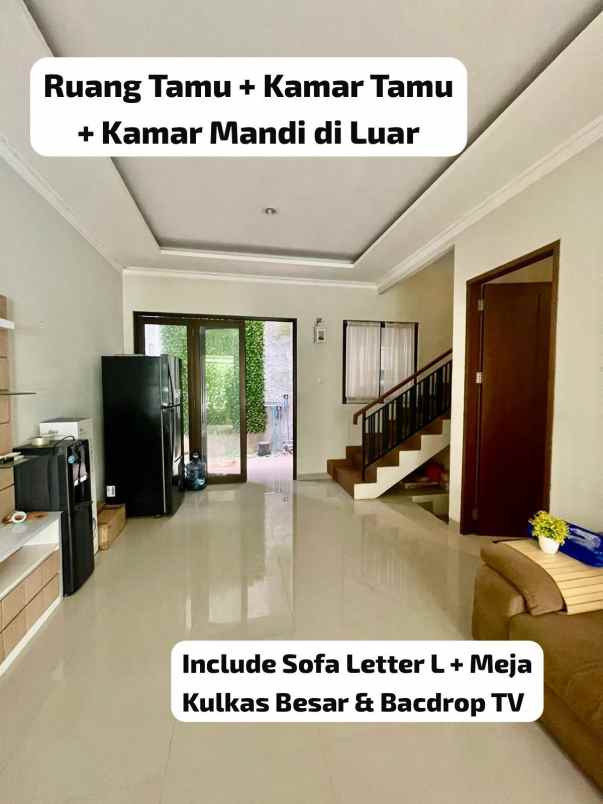 dijual rumah jl ciliwung kramat jati