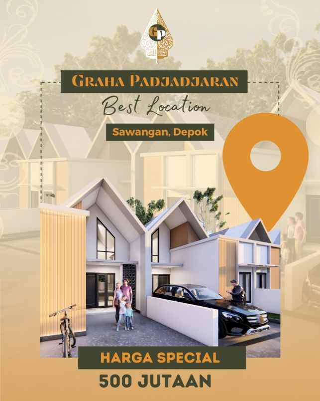 dijual rumah jl h ali sawangan depok