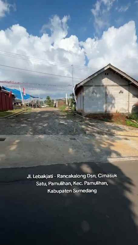 dijual rumah jl lebakjati rancakalong