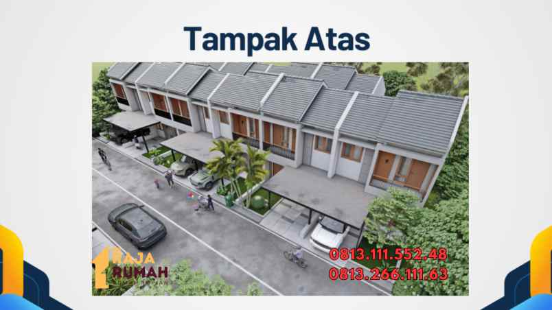 dijual rumah jl pesona utama ii bakti