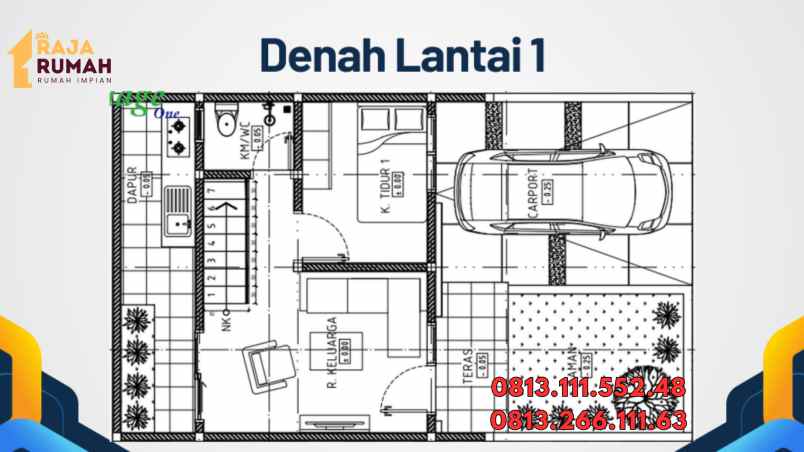 dijual rumah jl pesona utama ii bakti