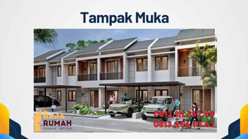 dijual rumah jl pesona utama ii bakti