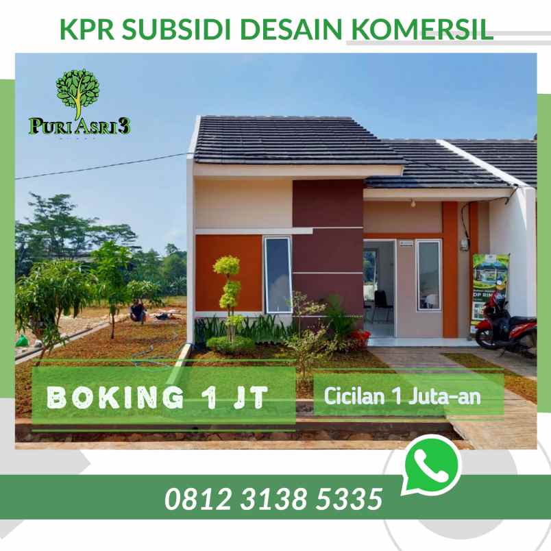 dijual rumah jl raya cileungi jonggol