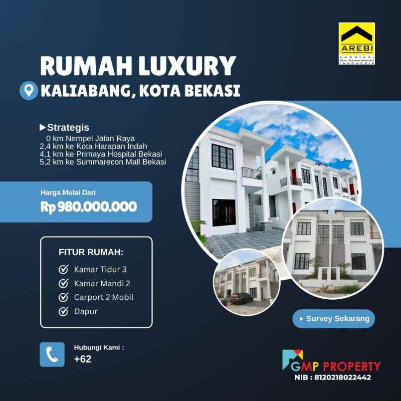 dijual rumah kali abang tengah