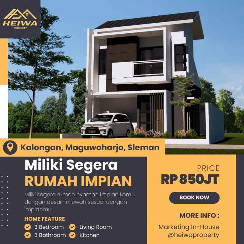 dijual rumah kalongan maguwoharjo depok