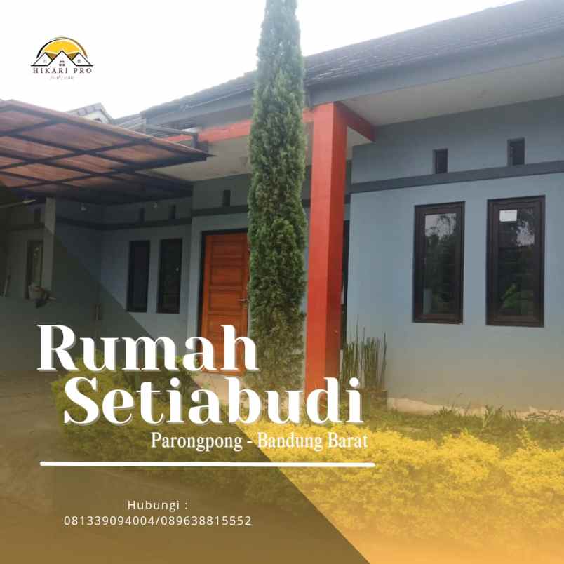 dijual rumah kec parongpong