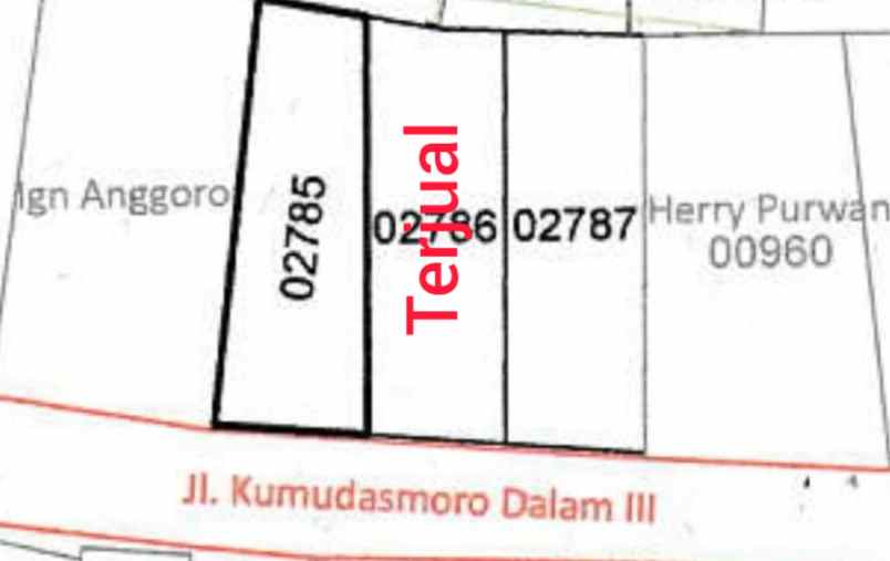dijual rumah kumudasmoro pamularsih