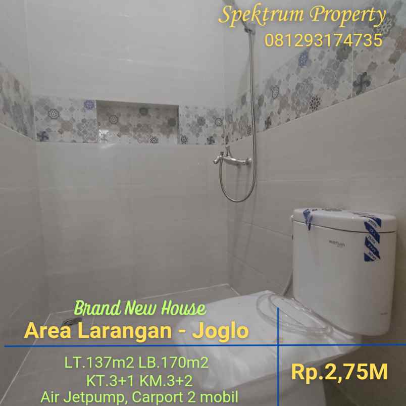 dijual rumah larangan joglo