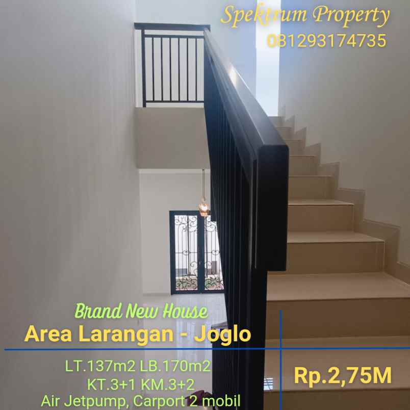 dijual rumah larangan joglo