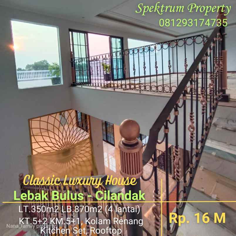 dijual rumah lebak bulus cilandak