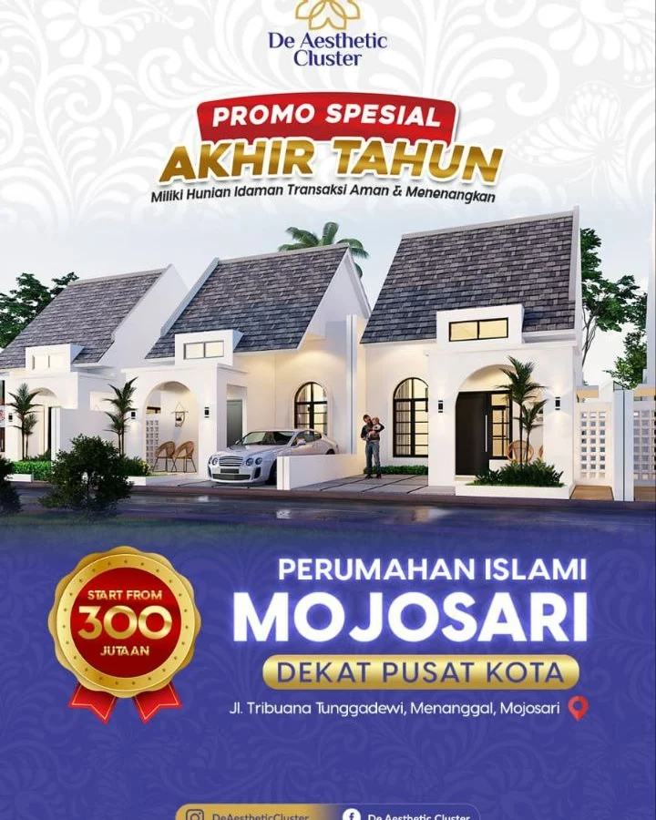 dijual rumah mojosari kaumam mojokerto