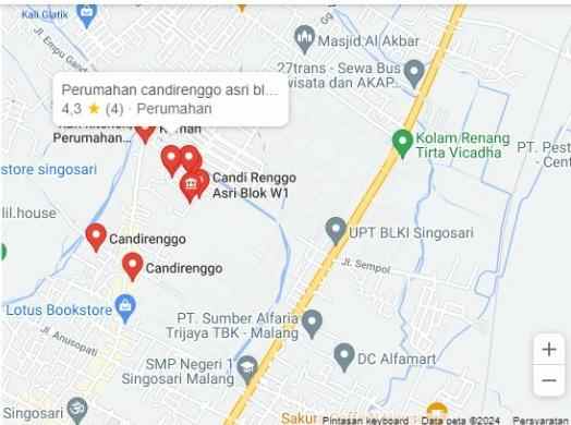 dijual rumah murah di lingkungan bagus singosari