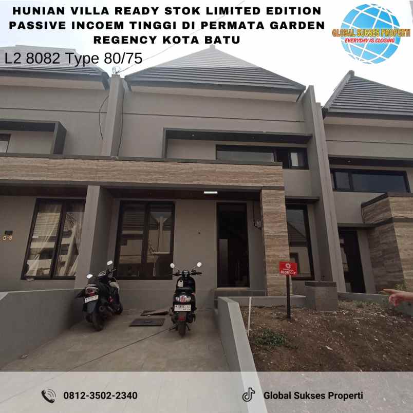 dijual rumah permata garden regency