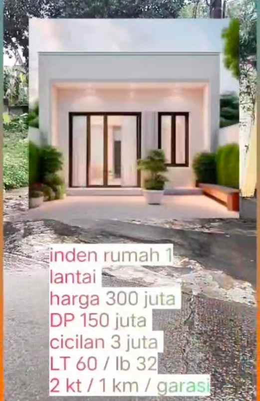 dijual rumah pondok serut pondok kacang