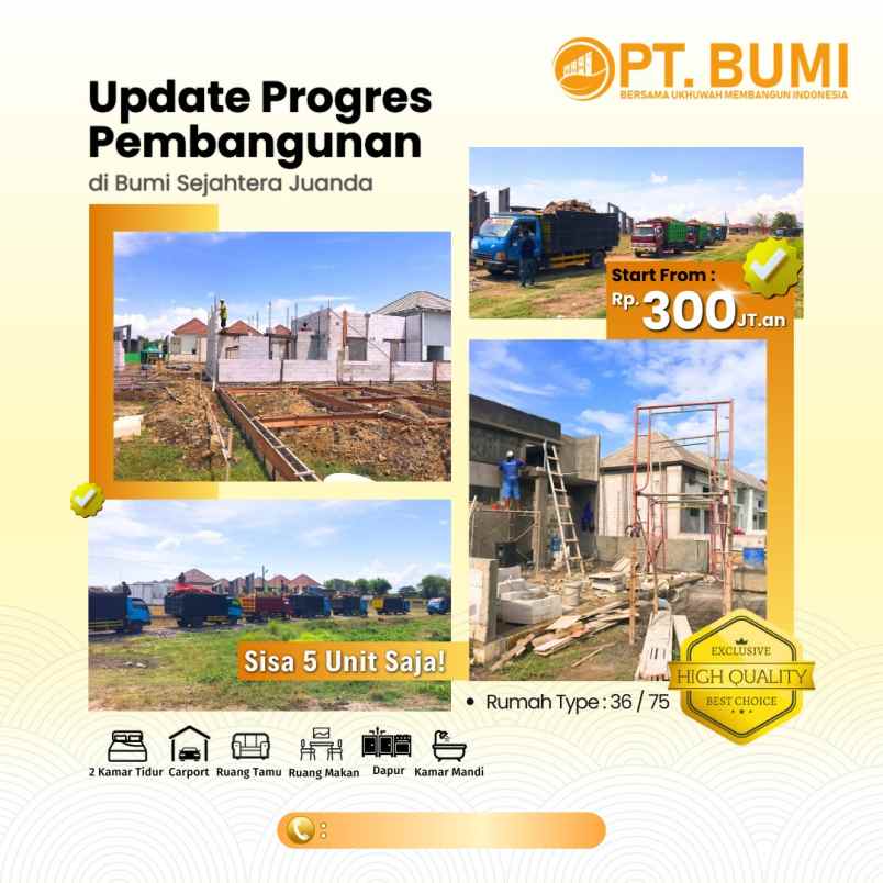 dijual rumah prasung tambak buduran