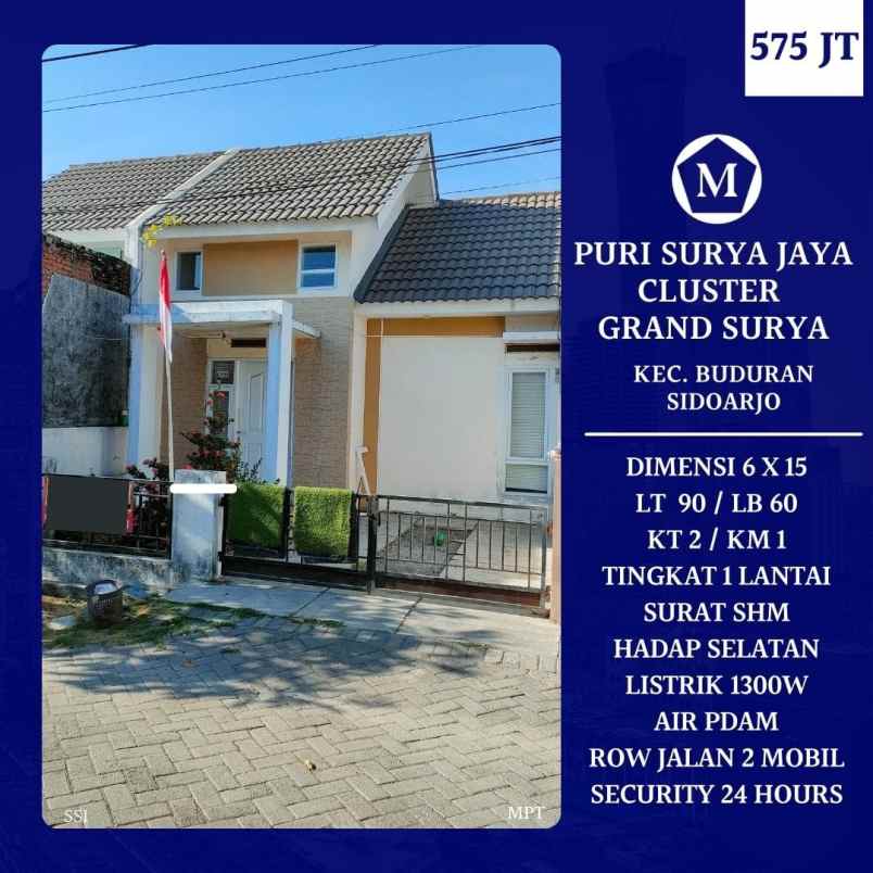 dijual rumah puri surya jaya