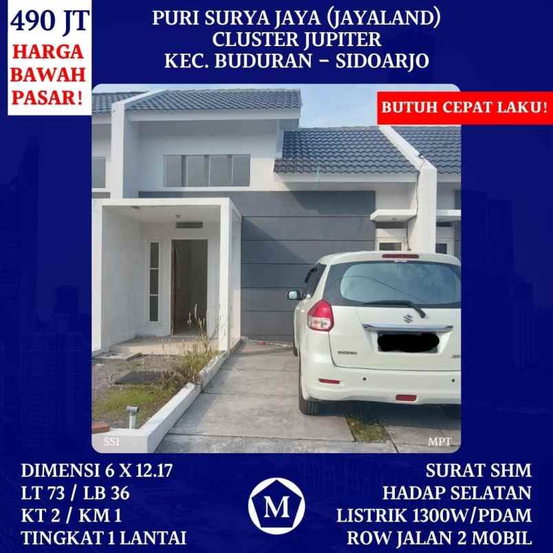 dijual rumah puri surya jaya