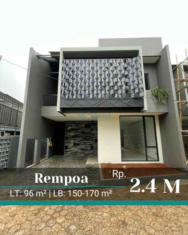 dijual rumah rempoa