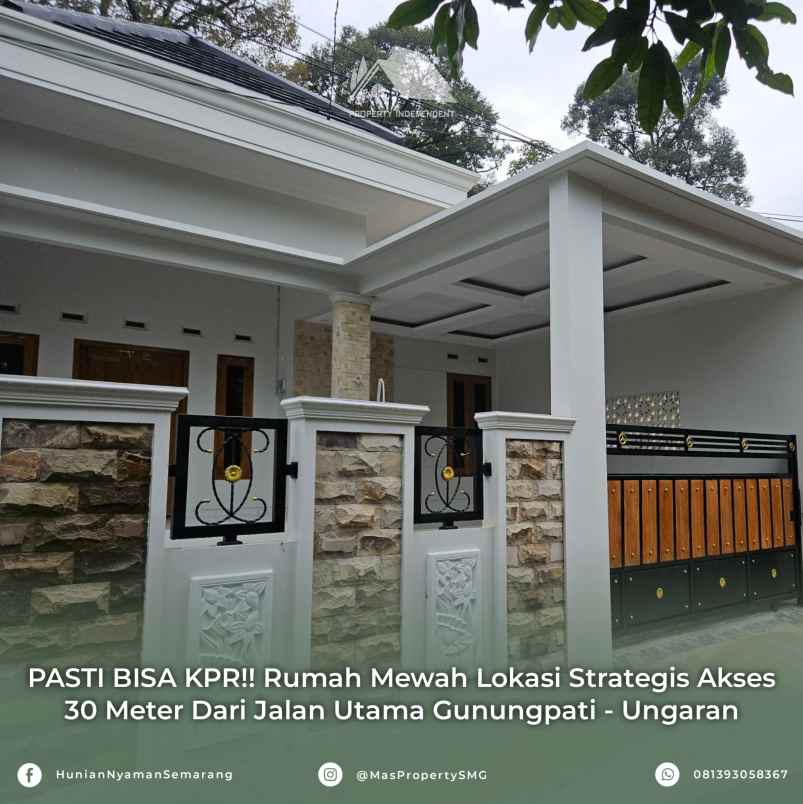 dijual rumah siap huni 30 meter dari jalan raya utama