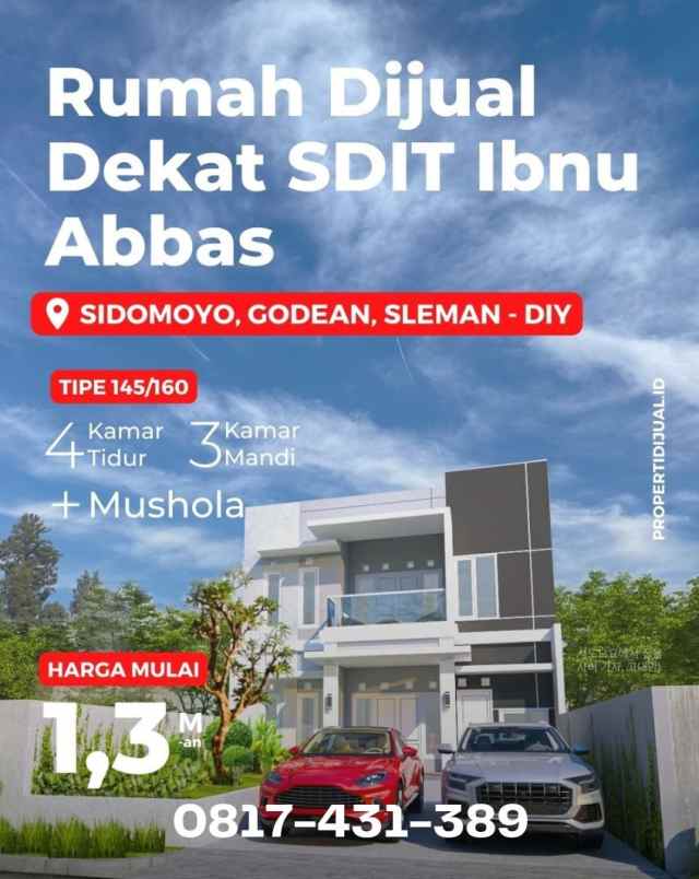 dijual rumah sidomoyo godean sleman