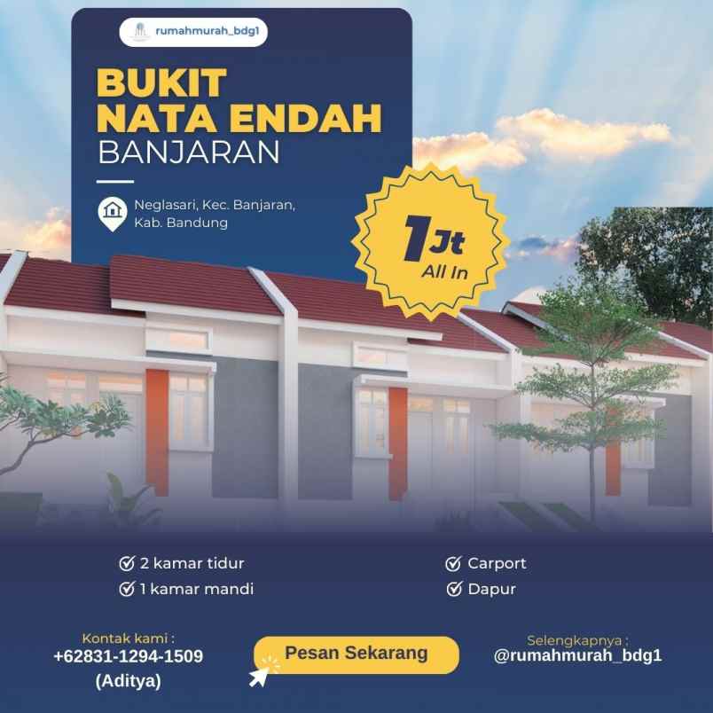 dijual rumah sindangpanon neglasari