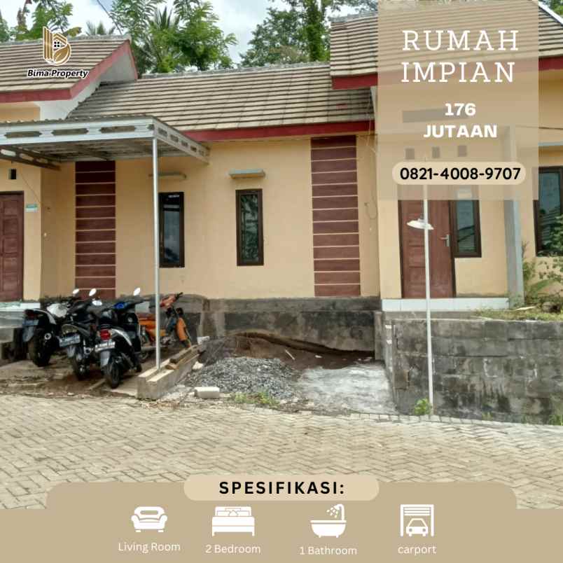 dijual rumah subsidi dekat pusat kota