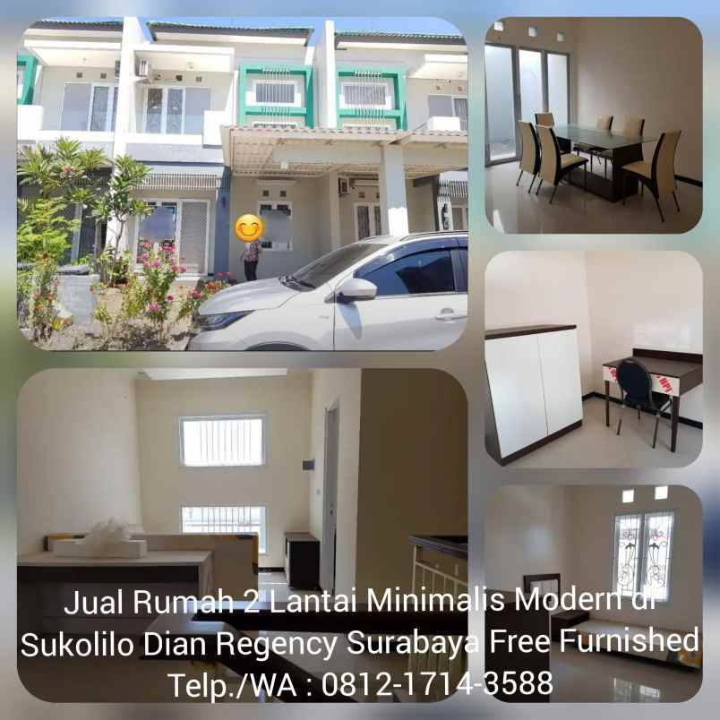 dijual rumah sukolilo dian regency