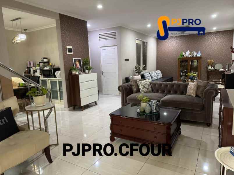 dijual rumah taman modern