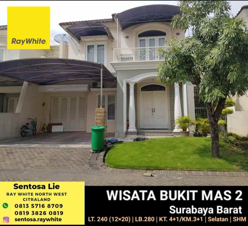 dijual rumah wisata bukit mas 2