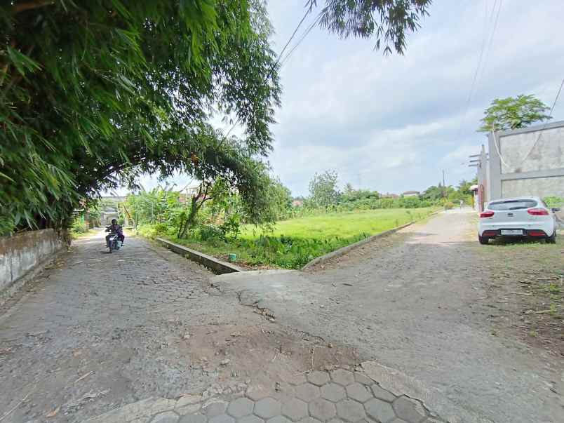 dijual tanah area sawah banyuraden