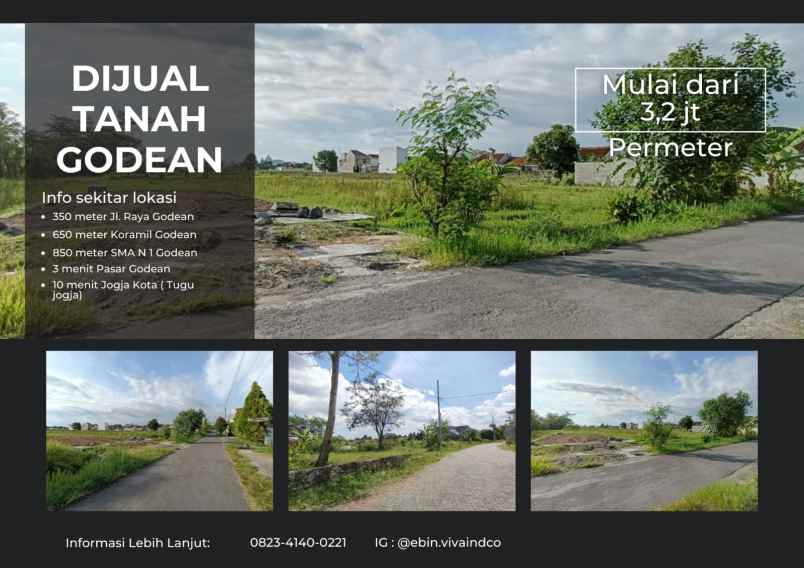 dijual tanah godean