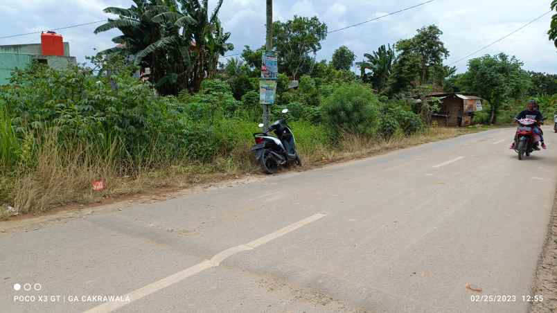 dijual tanah jalan padat karya rajabasa