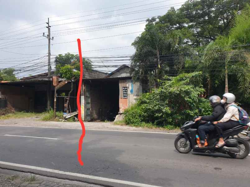dijual tanah jalan raya pacet