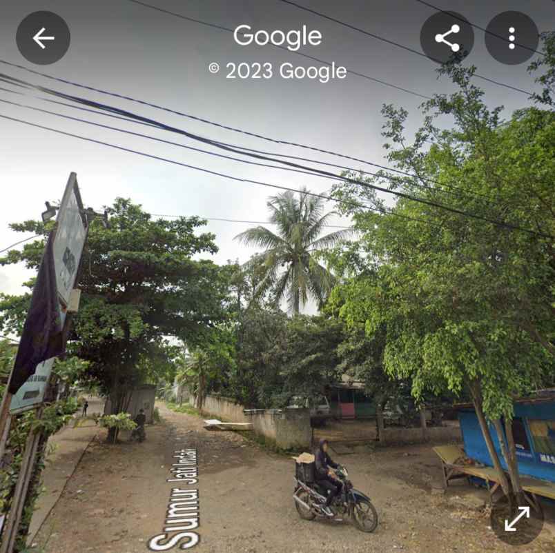 dijual tanah jalan raya setu bekasi