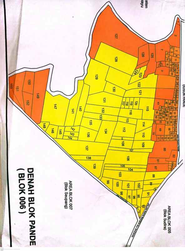 dijual tanah jalan raya ujungjaya