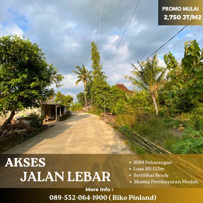 dijual tanah jayan sukoharjo ngaglik