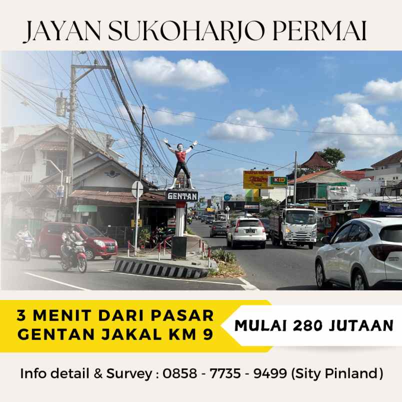 dijual tanah jayan sukoharjo ngaglik