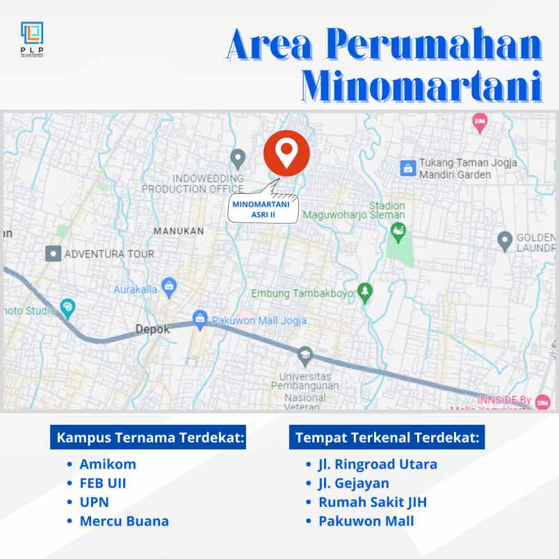 dijual tanah jl piranha 2 mlandangan