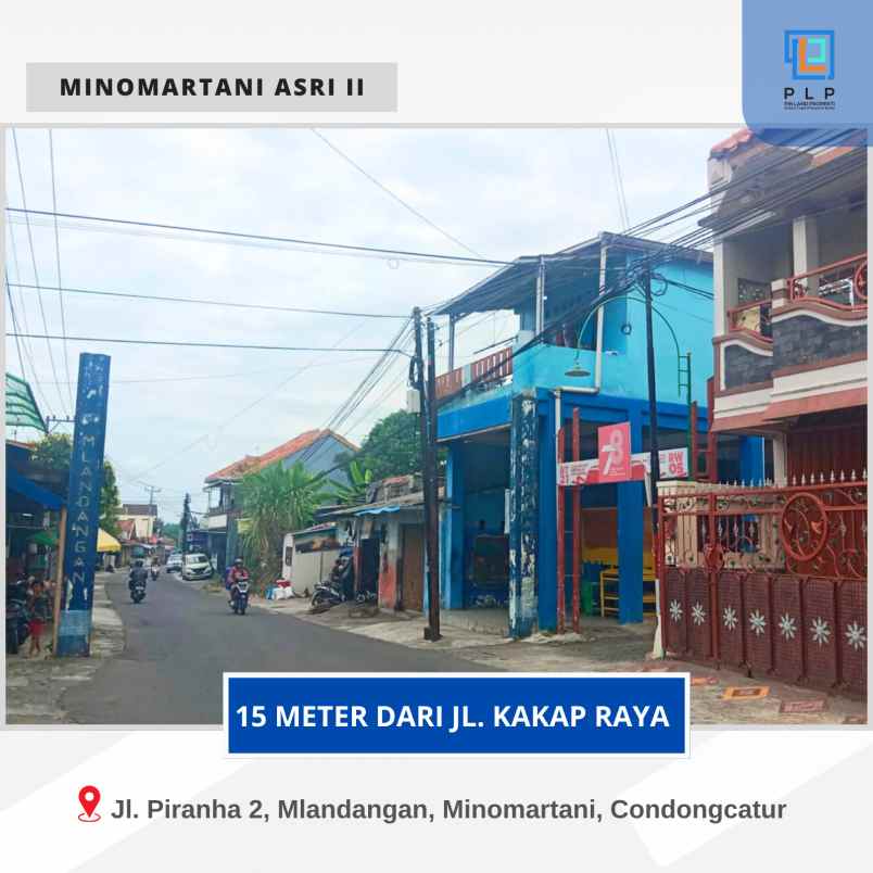 dijual tanah jl piranha 2 mlandangan